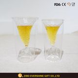 Clear Mermaid Shape Double Wall Glass