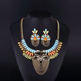 2016 Colorful Bohemia Style Crystal Acryl Necklace Set