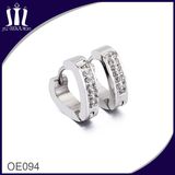 Heart Shape Clip Earring with Diamond