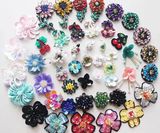 Colorful Handmade 3D Beaded Applique