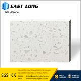 White Crystal Grain Quartz Stone Slabs for Hotel Bath Quartz Kitchen Tops