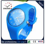 2015 Blue Charm Rubber Quartz Wrist Watch (DC-964)