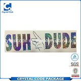 Skilful Manufacture Glitter Vinyl Sticker Label