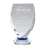Half-Round Crystal Trophy.