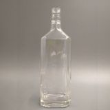 High Quality Empty Transparent Vodka Bottle Glass Wine Bottle