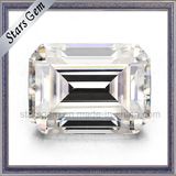 Near White Gh Color Emerald Cut Moissanite for Rings