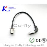 4 Pin, Shielded Circular Cable M12 Flange, Angle RJ45 Crystal, Adapter Connector