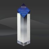 Blue Diamond Splash Crystal Award (DMC-SCA301B, DMC-SCA302B, DMC-SCA303B)