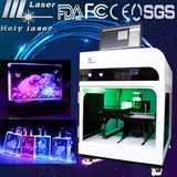 Crystal Glass Laser Engraving Marking Burning Machine for Metal Plastic, Crystal Glass