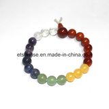 Fashion Natural Crystal Charkra Power Bead Bracelet