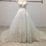 off Shoulder Applique Ball Bridal Wedding Dresses