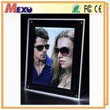 Tabletop Crystal LED Photo Frame with Black Border