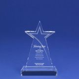 Etched Star Crystal Trophy for Stellar Employees (#78050)