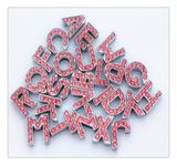 Luxury Styles 26 English Names Alphabet Letter Word Crystal Stud Gift