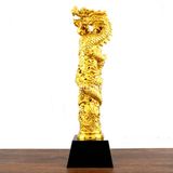 Home Crafts Crystal Longzhu Resin Trophy