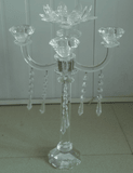 Crystal Candle Holder for Home Decoration with Five Posters