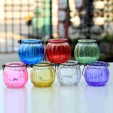 Small Hanging Glass Vase