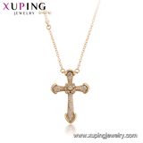44543 Vogue 18K Gold-Plated Models Silk Thread Necklace City Gold Jewellery Online Shopping Wholesale