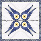 blue Crystal Carpet Puzzle Floor Tiles in Prayer Room