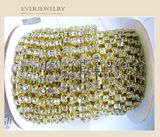 Rhinestone Glass Crystal Cup Chain Muti-Color Rhinestone Cup Chain