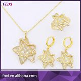 Fashion Micro Zirconia Rhodium Plated Jewelry Set Wholesale