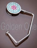 Fine Quality Crystal Stone Decoration Metal Bag Hook