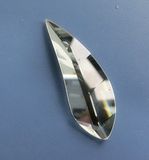 Leaf Shape Flat Back Glass Beads Stones for Jewelry