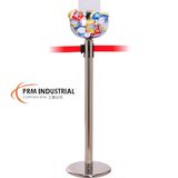 PC Merchandising Bowl with Pricing Strip for Queue Barrier