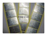 Dumb Silver Dragon Adhesive Labels (SZRTL011)
