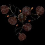 Popular Ceiling Lamp in Red Iron Shade (X-9420/6)