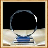 Transparent Crystal Glass Trophy Custom