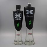 Wholesale Empty Liquor Vodka Drinking Glass Bottle 500ml