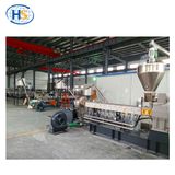 One Stage Twin Screw Die Face Air Cooling Cutting Extruder