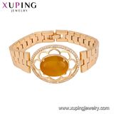 74992 Xuping Gold Jewellery Designs with Price Magnet Opal Gold Watch Bracelet