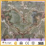 Book Match Green Onyx for Interior Background Wall