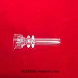 Baibo Transparent Fused Crystal Quartz Banger Quartz Pipe for Smoking