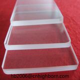 Clear Polished Fused Quartz Glass Plate