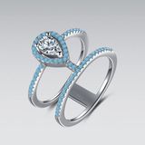 925 Silver Jewelry with Cubic Zircon