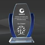 Blue Wave Glass Award (D-GL156, D-GL157, D-GL158)