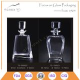 600ml Filling Glass Vodka Bottle, Glass Whisky Bottle/Liqueurs Bottle