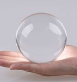 90mm Top Clear Transparent Crystal Ball Shiny Glass Photosphere