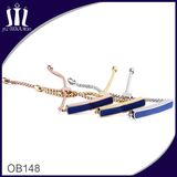 Enamel ID Badge Rolo Chain Bracelet