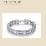 Crystal Stainless Steel Magnetic Bracelet