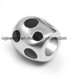 Custom Made Round Metal Beads with Enamel