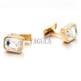 VAGULA Crystal Gemelos Jewelry Cuff Links 526