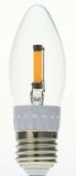 C35 1.6W 210lm Cw E27 COB LED Candle