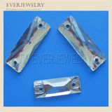 Crystal Rhinestone Sewing Stone Sew on Stone 7*21 Rectangle