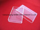 Square Shape Clear Quartz Glass Crucible