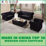 UK Style Tufted Velvet Fabric Sofa with Coffee Table