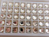 Flat Back Round Glass Beads for Crystal Jewelry
